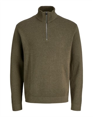 JJMilano Stitch Halfzip Strick